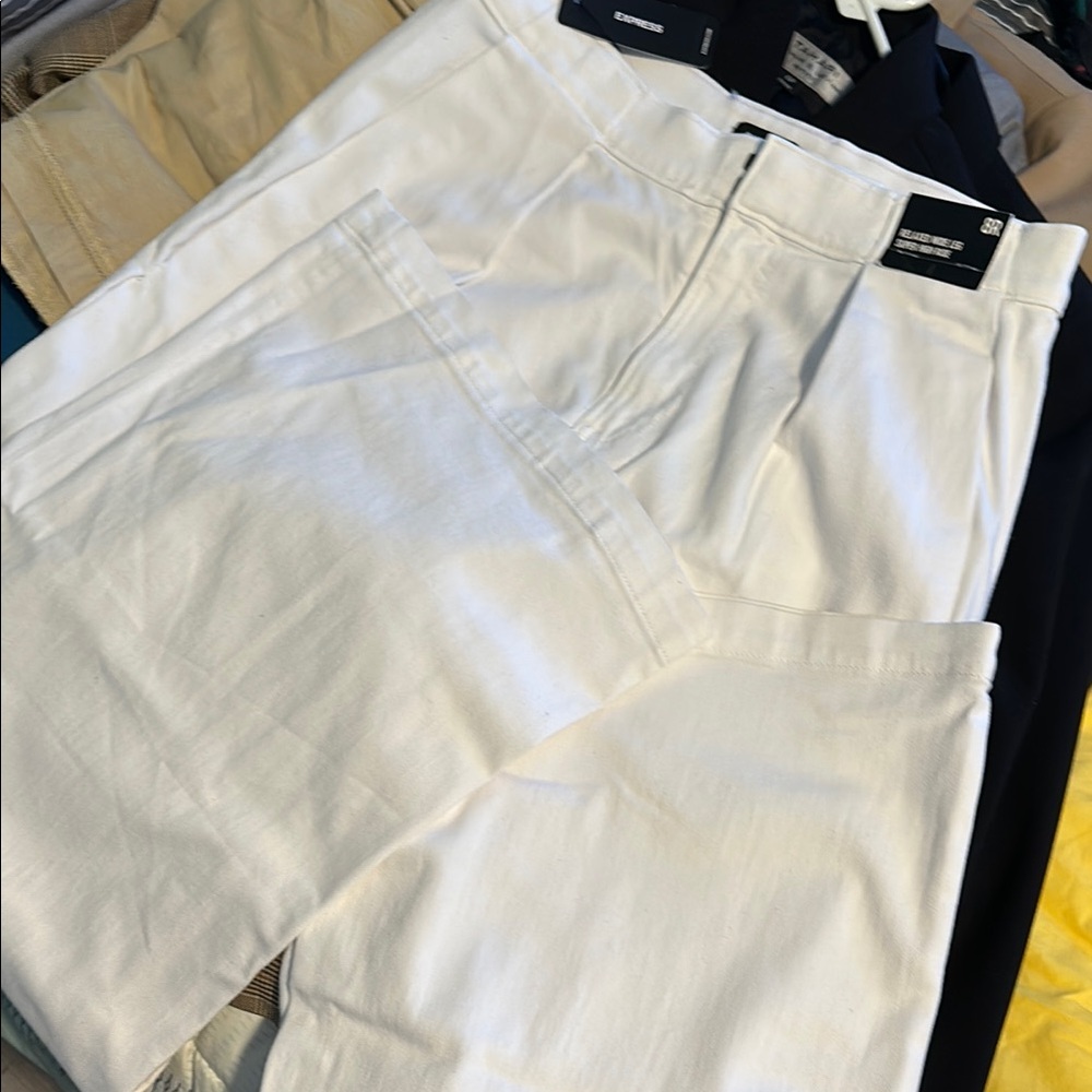 White Denim Pants
